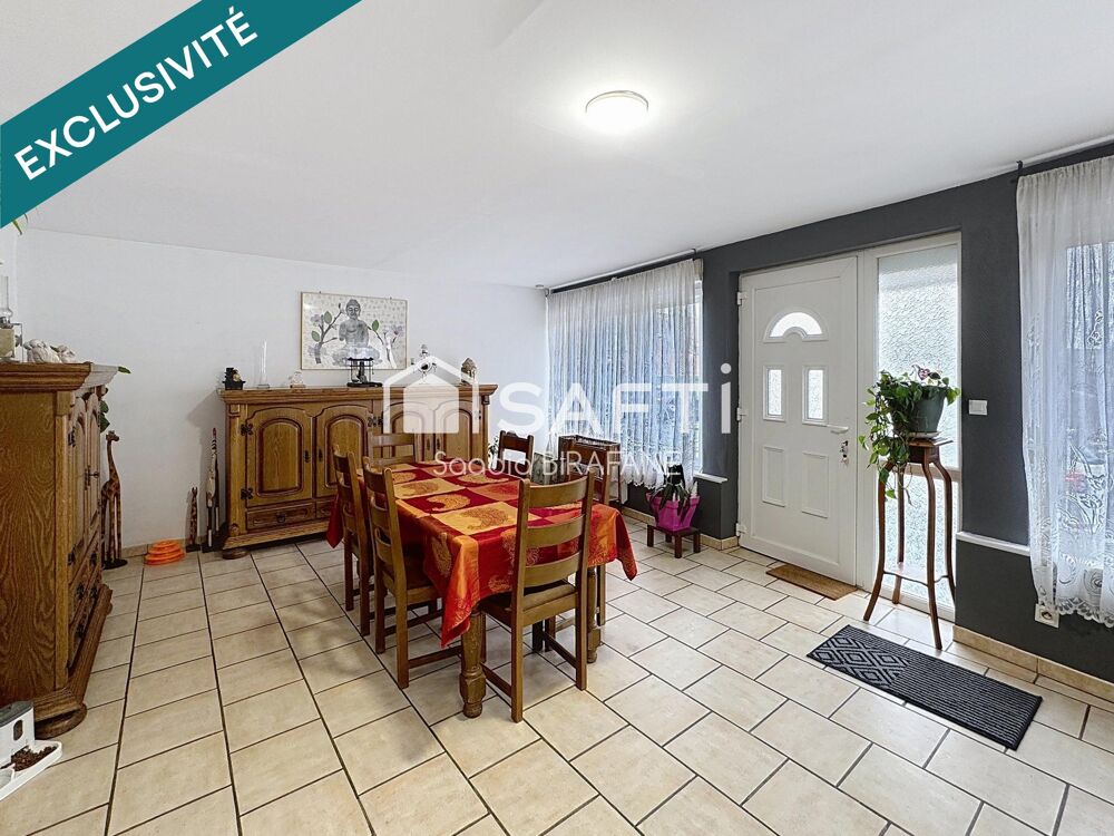 Vente Maison Maison 135 m² – 4 chambres – Grand garage – Terrain 696 m² Vendin-le-vieil