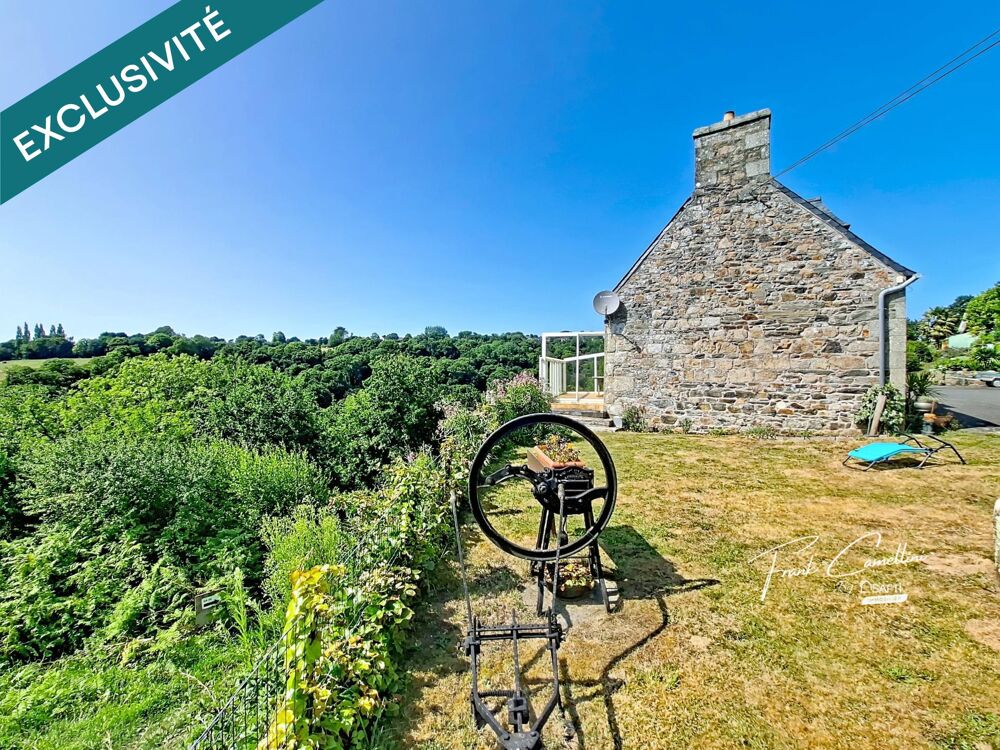 Longère en pierre sur les hauteurs de la rivière du Leguer