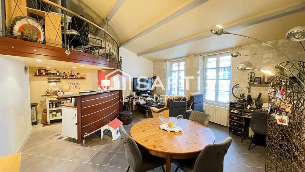 Maison + studio + local commercial  Luçon centre