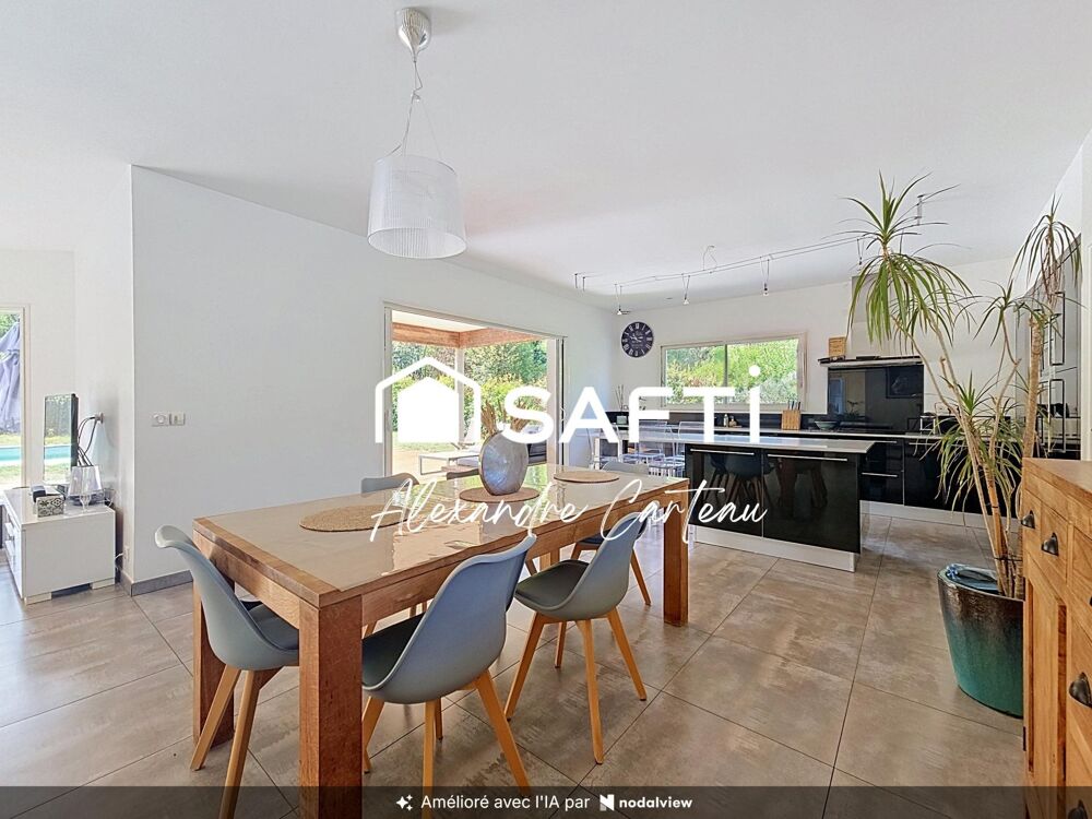 Vente Maison Maison 173 m² 4 chambres, piscine, grand terrain Sadirac