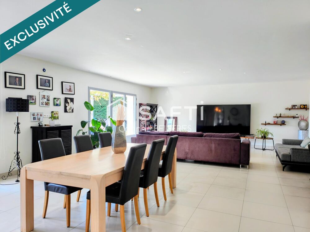 A vendre maison avec 4 chambres - terrain avec piscine - 1 logement indépendant