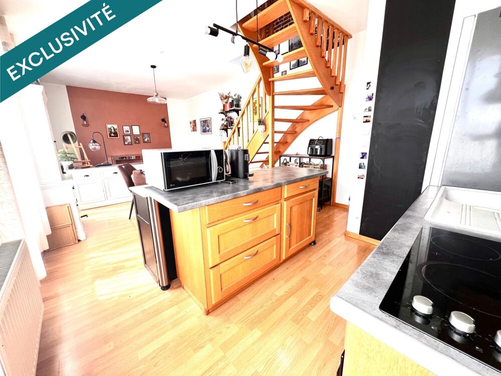 Vente Appartement Duplex corps de ferme 89m2 2ch 2pl parking Saultain