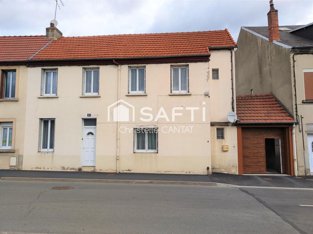 Vente Maison Maison composée de 2 logements F3, F4, terrain, garage. Commentry