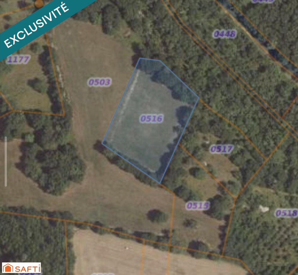 Vente Terrain Terrain Agricole de 5155 m2 Lacave