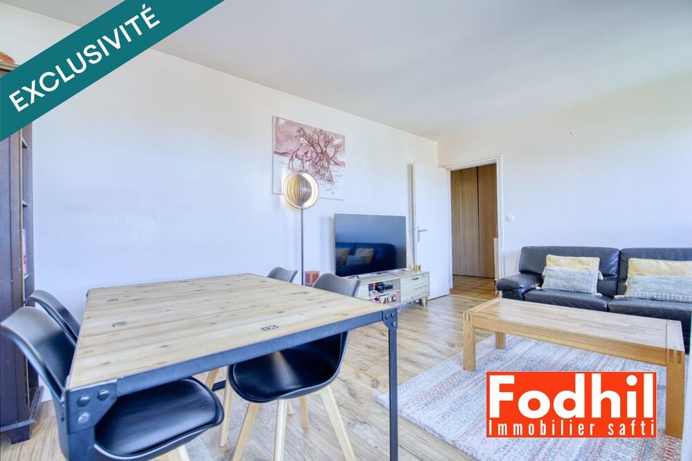 Appartement 4 pièces de 75 m² avec cave et parking en sous-sol.