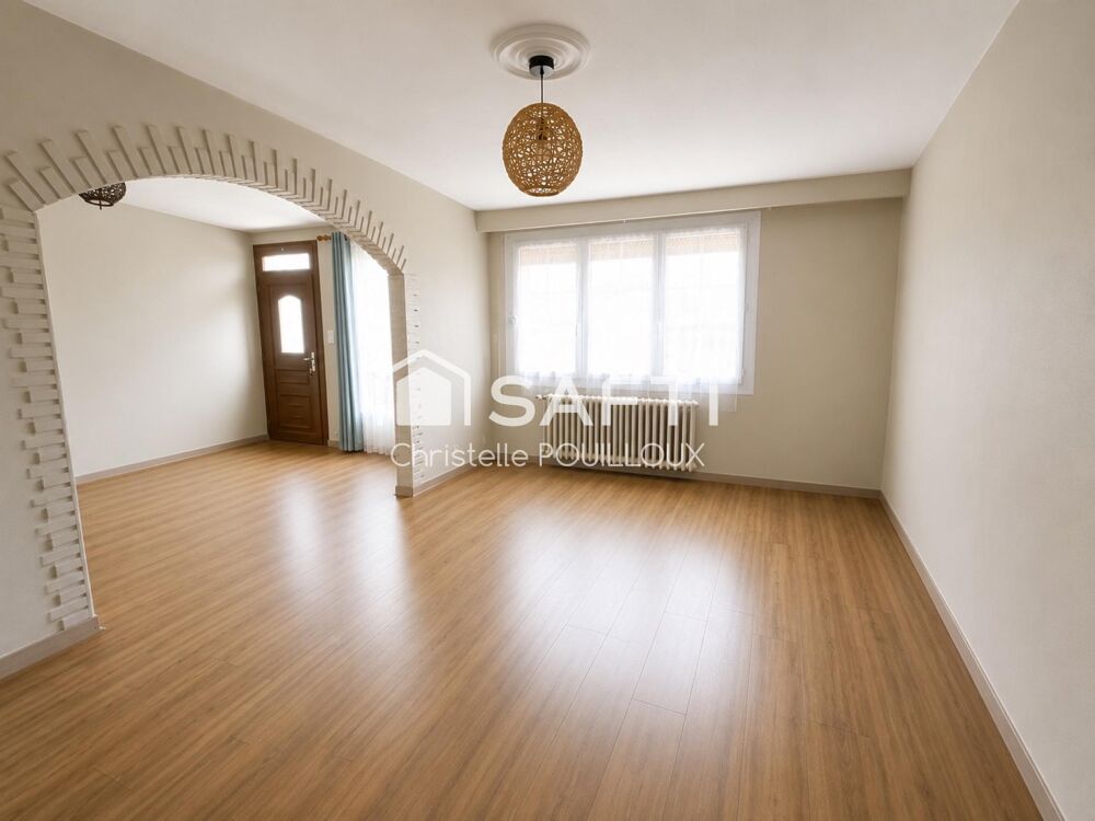 Pavillon de plain pied, 3 chambres, jardin et sous sol