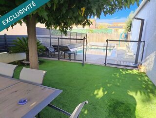 Vente Maison Villa plain pied 80m² sur terrain de 371m² avec piscine et garage Narbonne