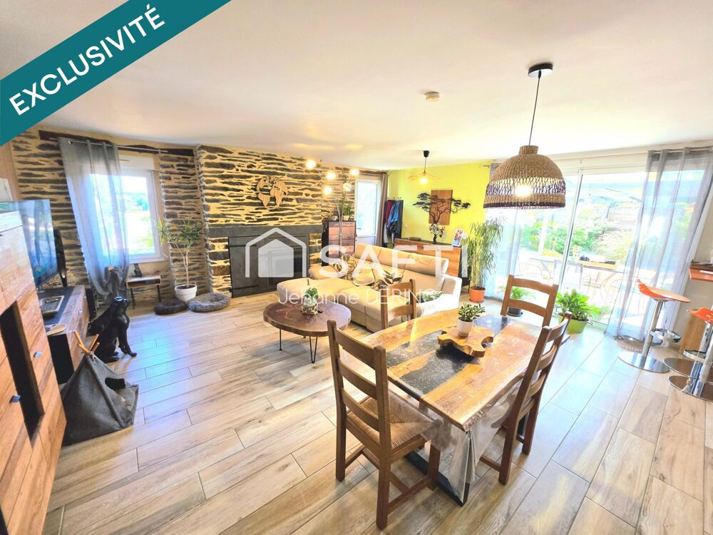 Vente Maison SANS TRAVAUX - Maison en Pierre rénovée 3 chambres Ruffiac