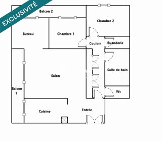  Appartement à vendre 4 pièces 92 m²