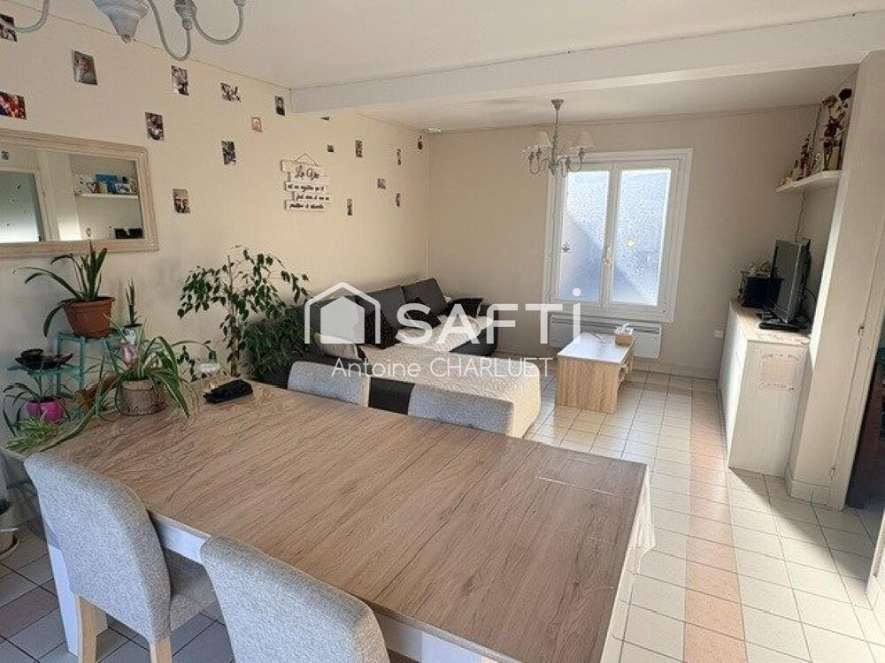 Maison de 84m² - 3 chambres - terrain de 349m² - aucun travaux à prévoir