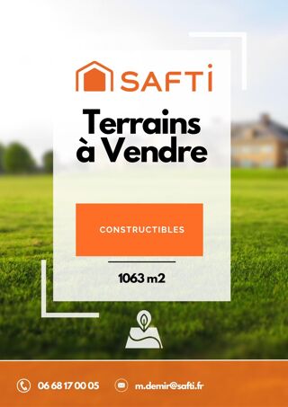  Terrain à vendre 1063 m²