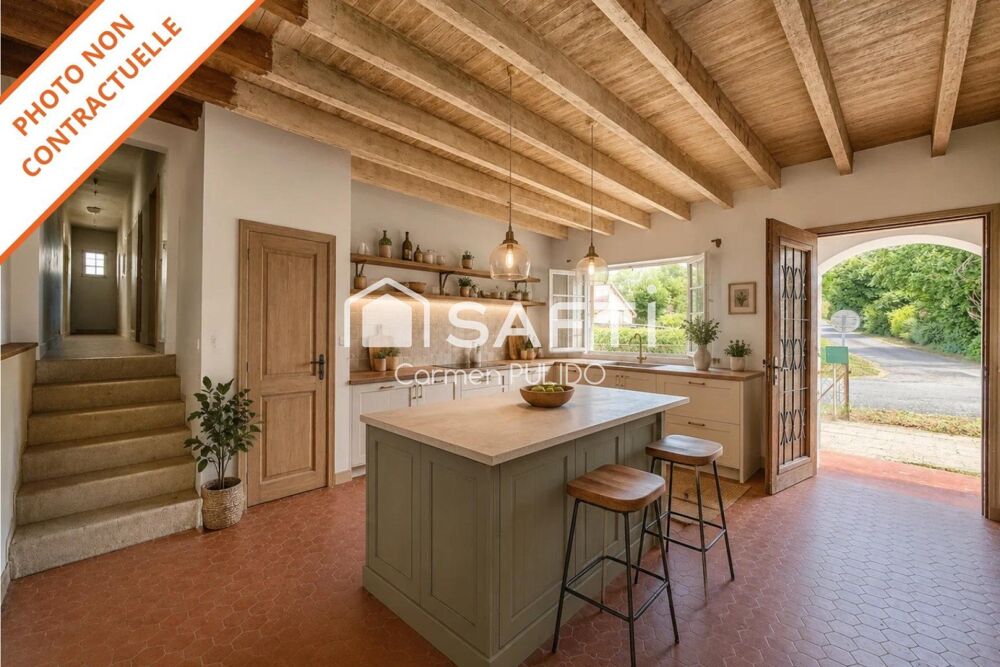 Vente Maison Maison de village en pierre : 3 chambres, garage et extérieur Saint-pey-de-castets