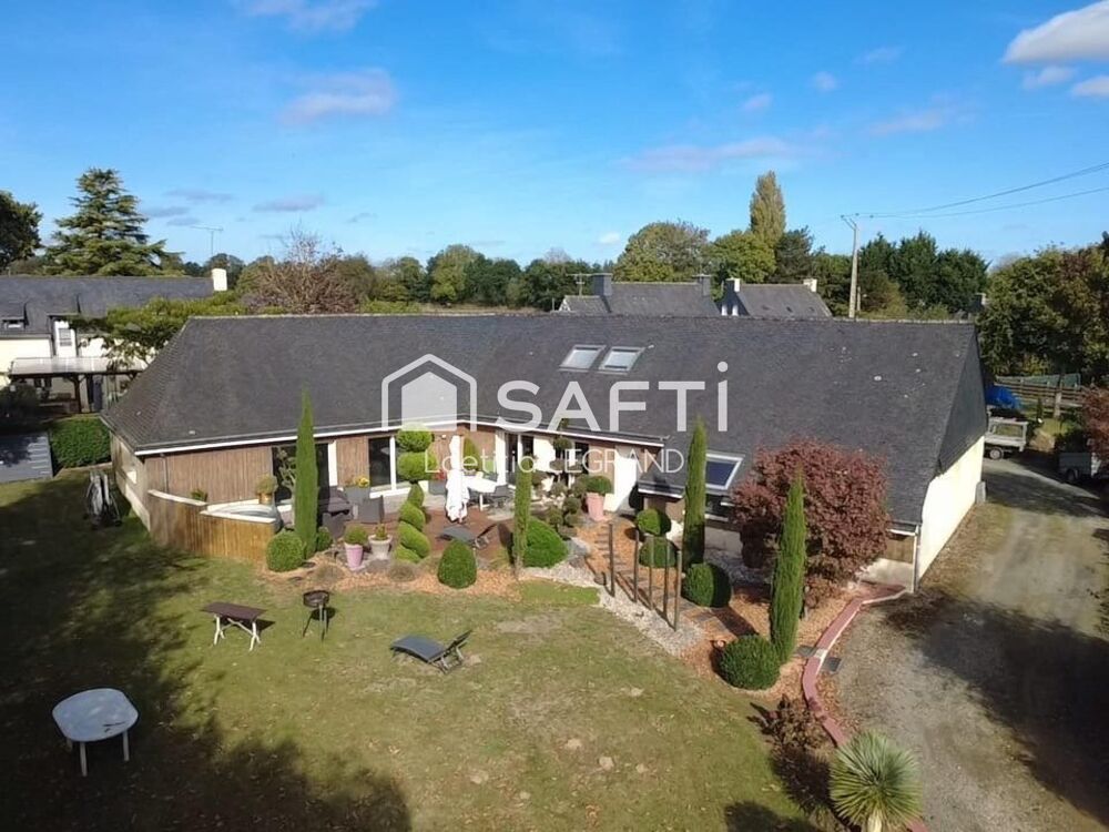 Vente Maison Maison vie de plain-pied Côtes d' Armor avec magnifique piscine intérieure chauffée! Prat