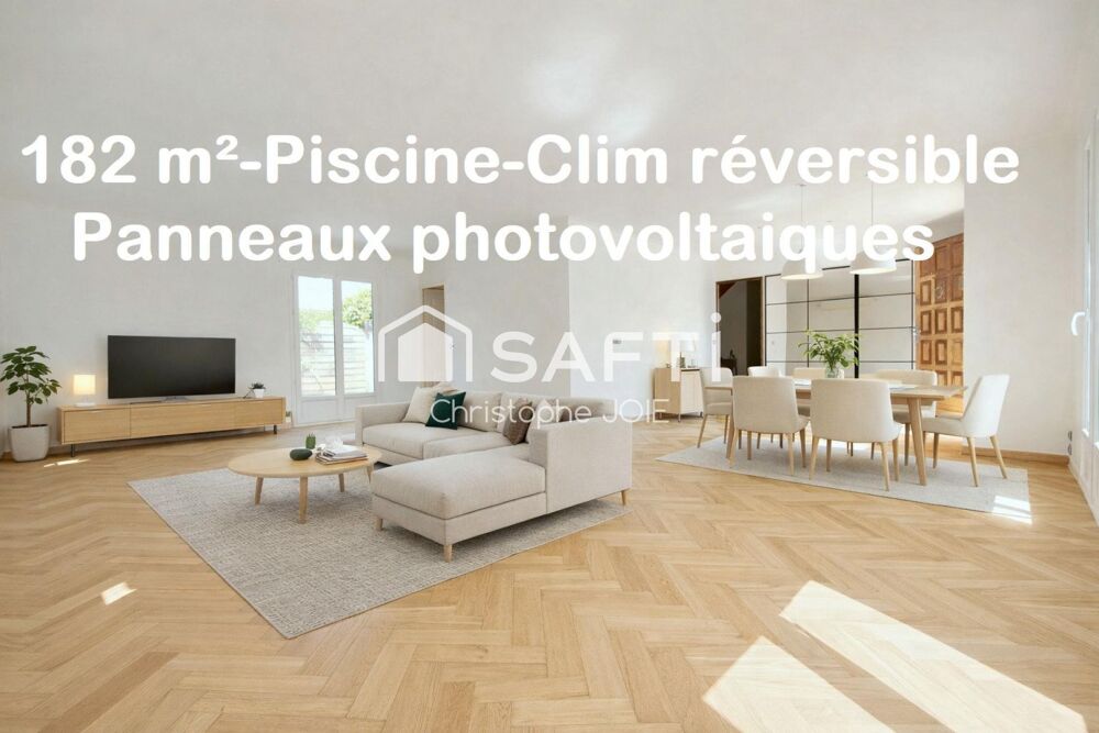 T8 au calme. Dépendance. DPE C. Piscine. Commerces