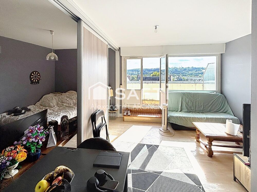 Vente Appartement Studio de 43 m2 avec balcon et ascenseur vendu loué Lisieux