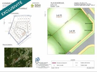  Terrain à vendre 1030 m²