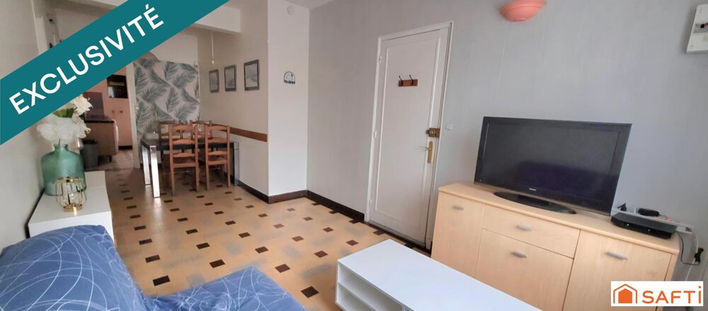 Appartement T3 de PLAIN PIED à seulement 2 minutes de la plage, grande cour, cave et dépendance