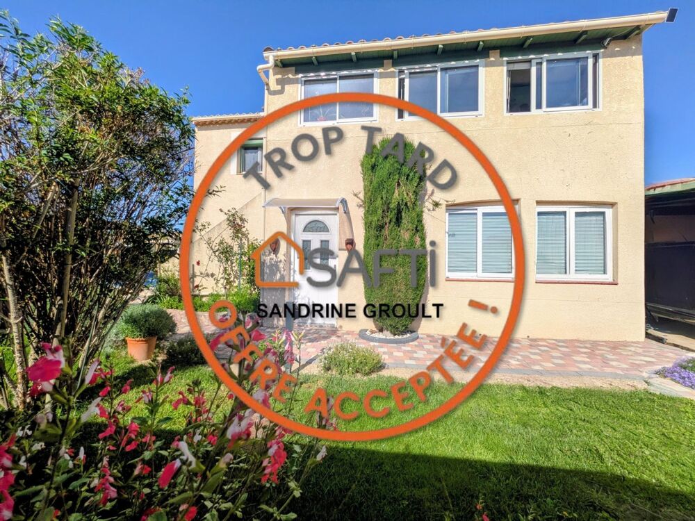 Villa avec deux appartements indépendants jardin clos et arboré avec piscine semi enterrée