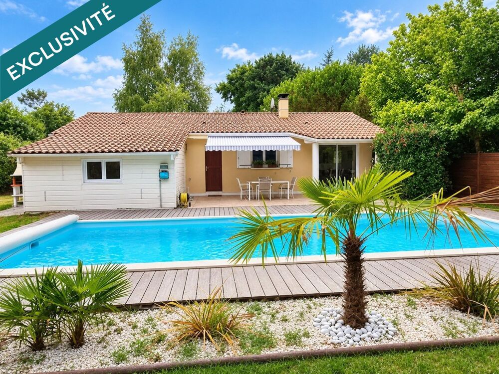 Maison avec piscine et double garage