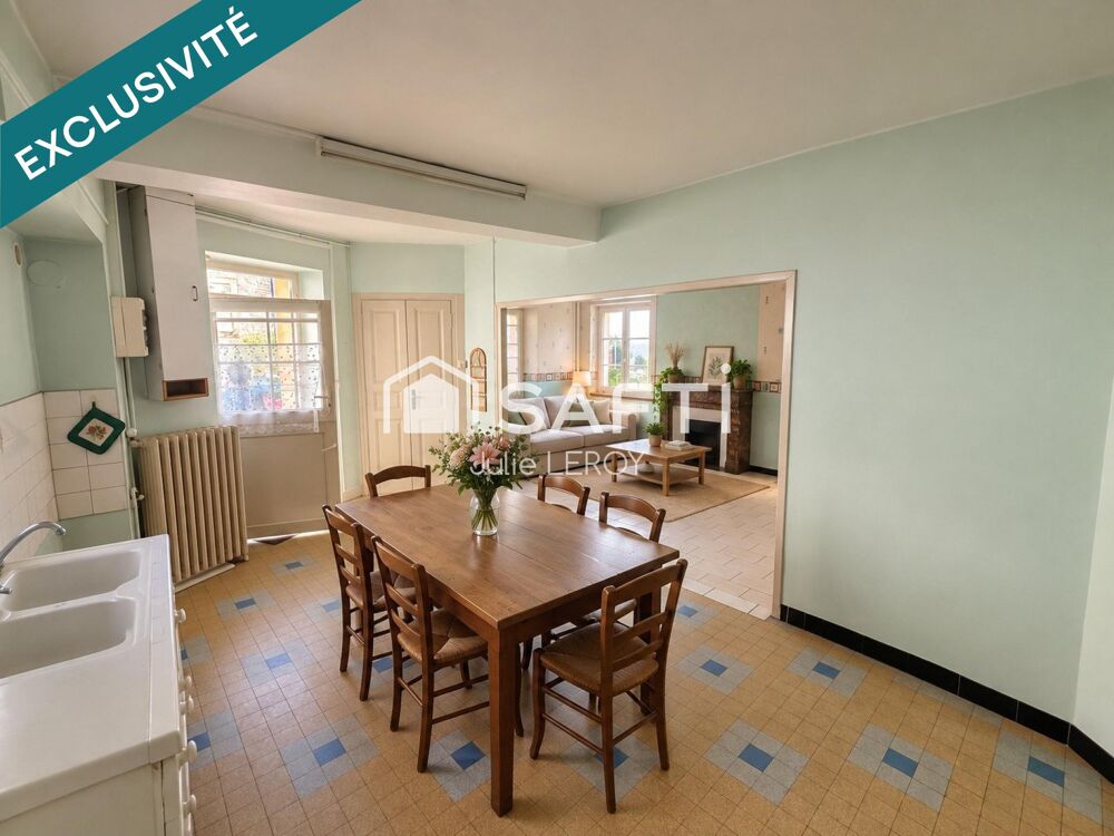 À VENDRE  MAISON DE BOURG 131 m²  LOUE (72540)