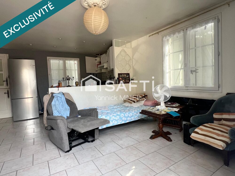 Maison avec cuisine équipée, séjour et une chambre