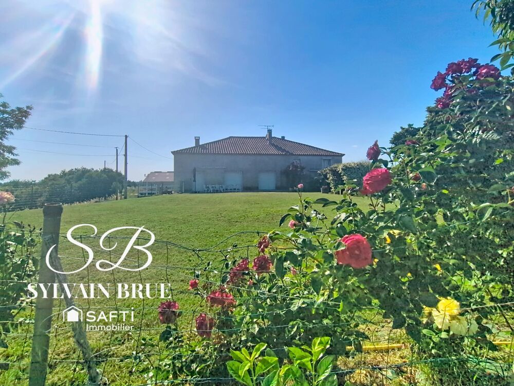 Propriété de 161m² avec 900m² de hangars et ateliers