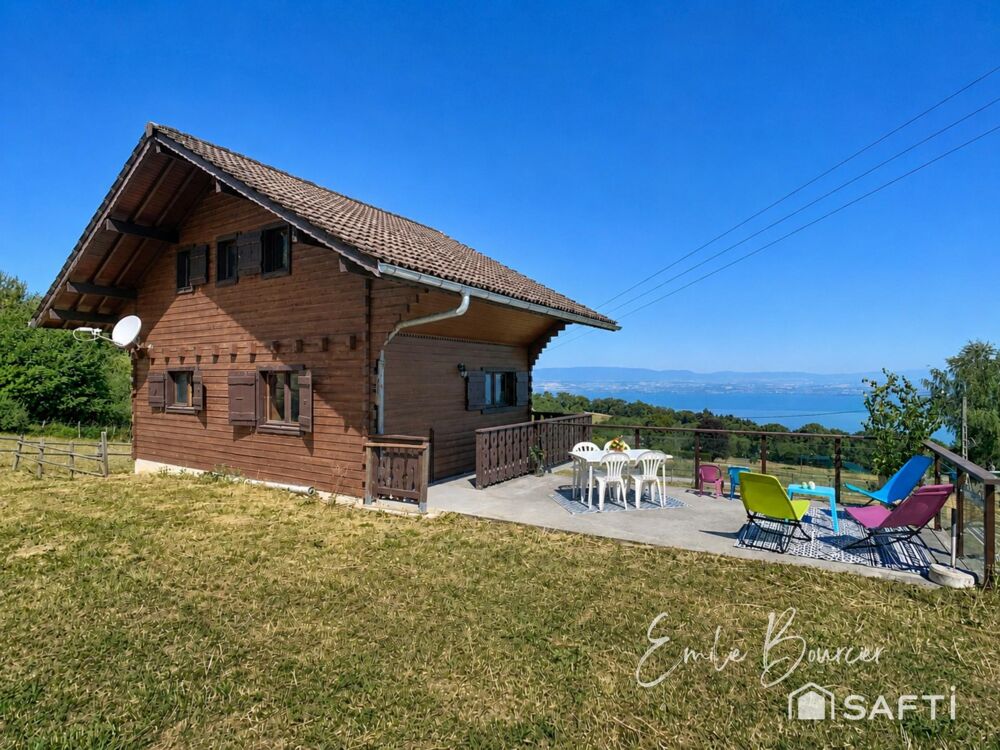Chalet vue lac sur 1403m² de terrain