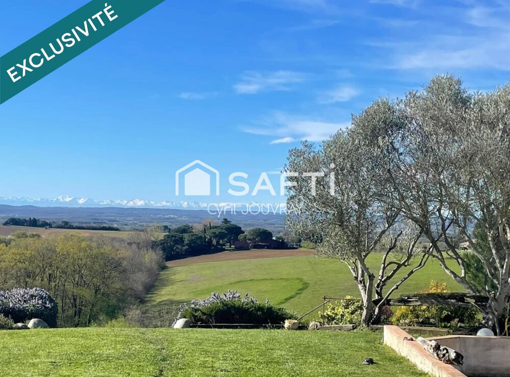 VUE MAGNIFIQUE !!! Maison 140 M2 sur les hauteurs à 10 minutes de MONTAUBAN
