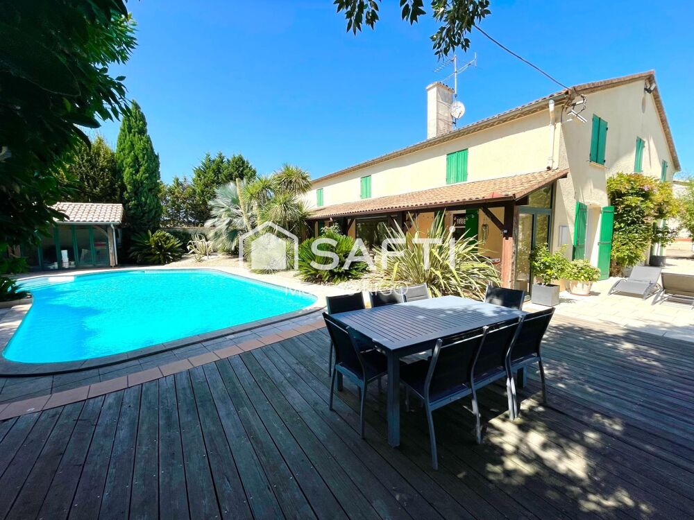 Vente Maison Ferme 7 pièces 255m² avec piscine Sainte-bazeille