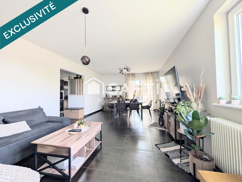 3P de 77,20m² avec terrasse, cave et garage