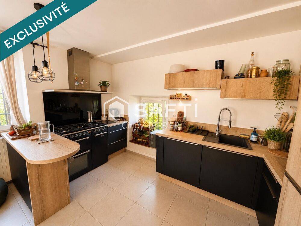 Vente Maison Ancienne ferme de caractère de 1780 avec grange au calme Montferrat