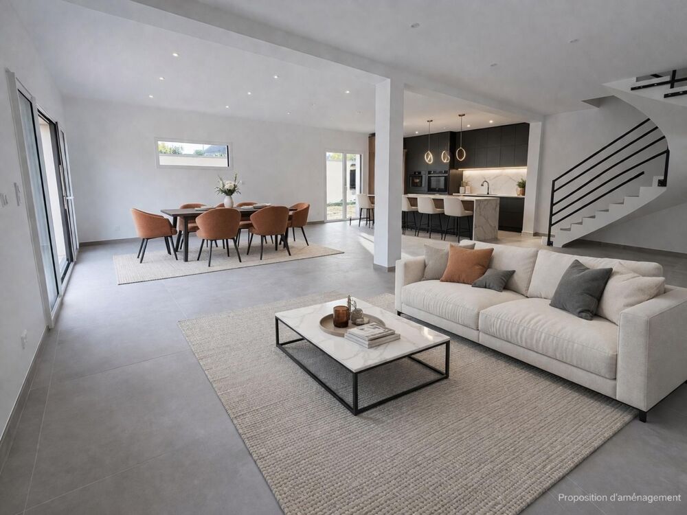 Maison contemporaine 184 m² avec piscine