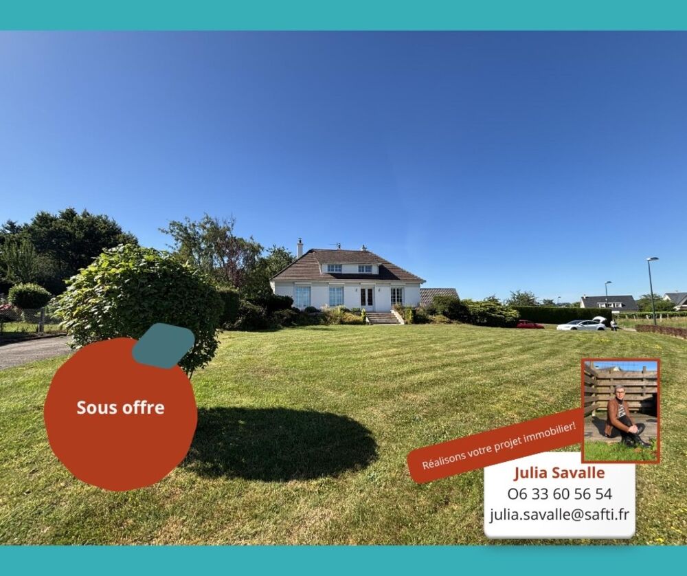 Vente Maison Construction traditionnelle, vie de plain-pied, sous-sol et grand jardin Graimbouville