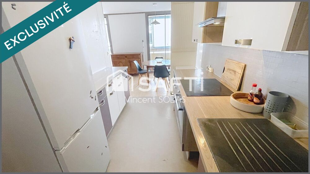 Appartement T5 Meublé - 4 Chambres - 2 SDE - Loggia - Cave + Parking - Proximité commodités - Bus