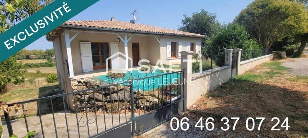 Maison 114 m², 3 chambres, balcon, double garage