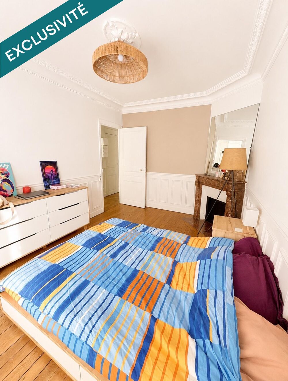 Vente Appartement PARIS 20e – GAMBETTA – 2 PIÈCES DE CHARME AU CALME ABSOLU Paris 20