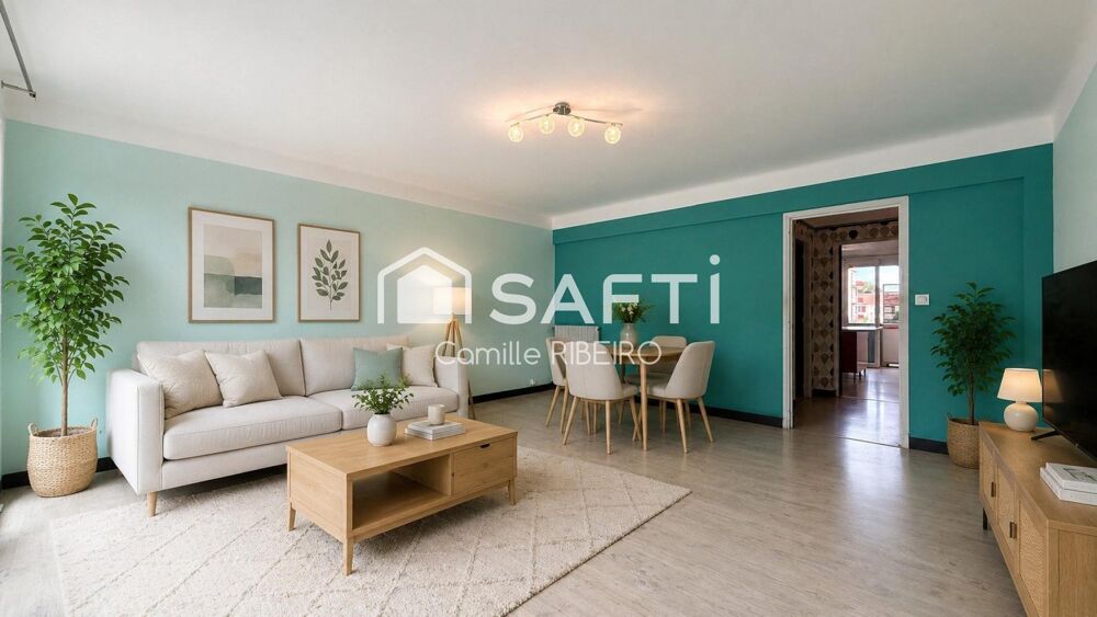 PERPIGNAN,APPT T3,ASCENSEUR,BALCON,CAVE ET PLACE DE PARKING