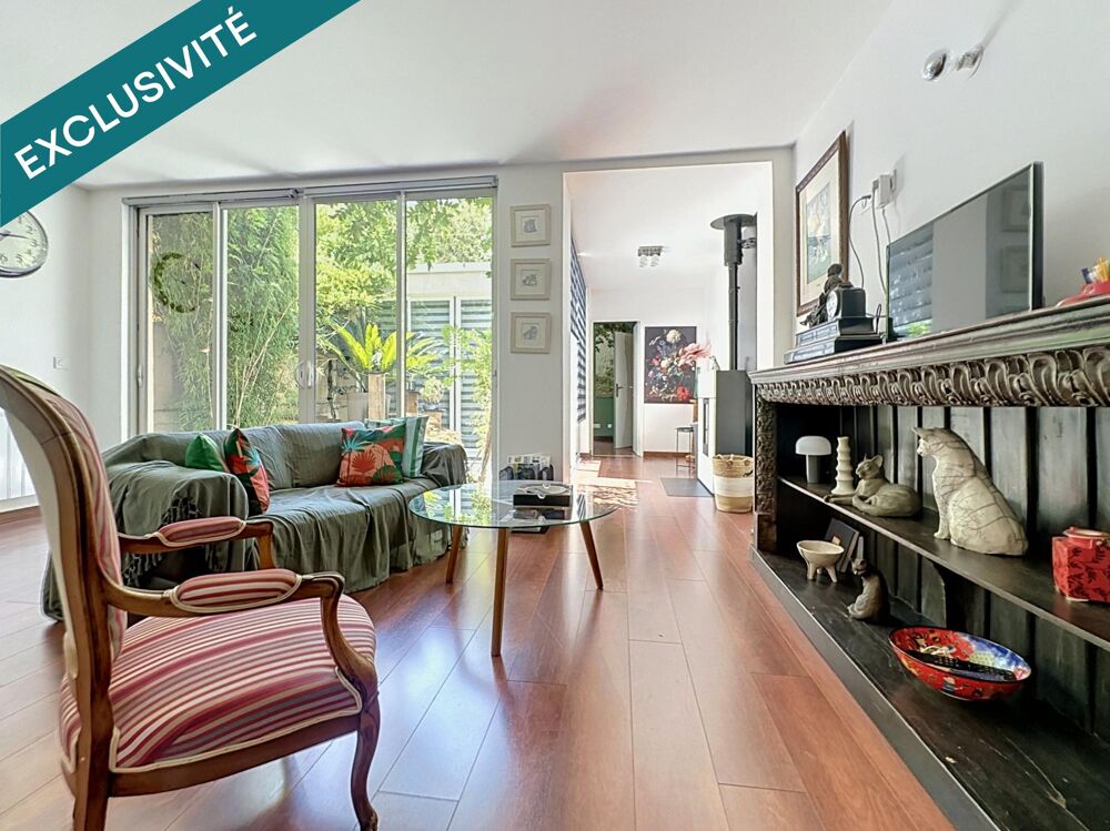Vente Maison BORDEAUX CAUDERAN Mondésir : Echoppe rénovée, 3 ch, garage 30 m² Bordeaux