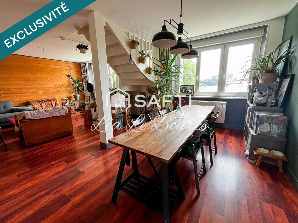 Vente Appartement EXCLUSIVITÉ – DUPLEX DE CARACTÈRE DE 97 m² – DERNIER ÉTAGE Quimper