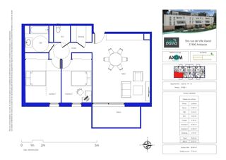  Appartement  vendre 3 pices 76 m