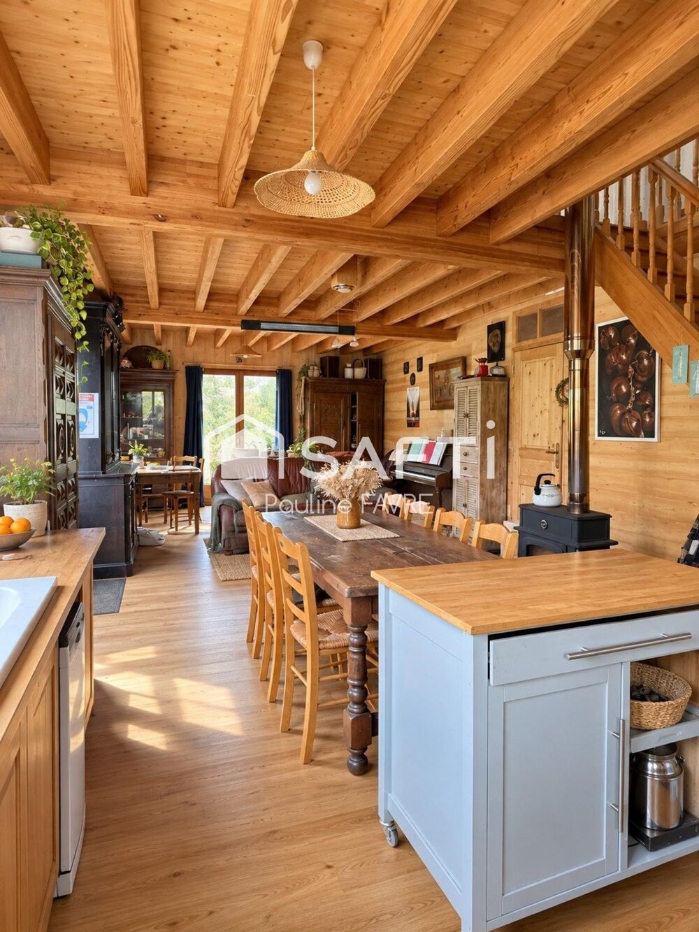 Maison bois écologique, lumineuse et modulable