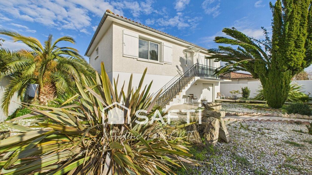 Séjour traversant de 53m2, 4 chambres, garage, jardin