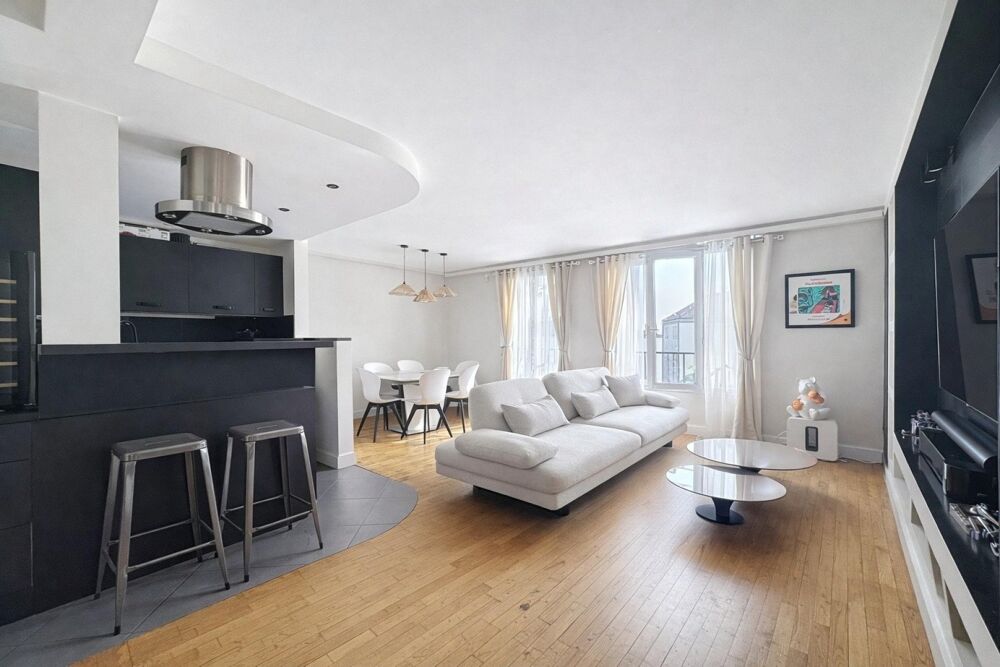 Vente Appartement Nogent-sur-Marne – Appartement 3 pièces rénové par architecte, lumineux et traversant Nogent-sur-marne