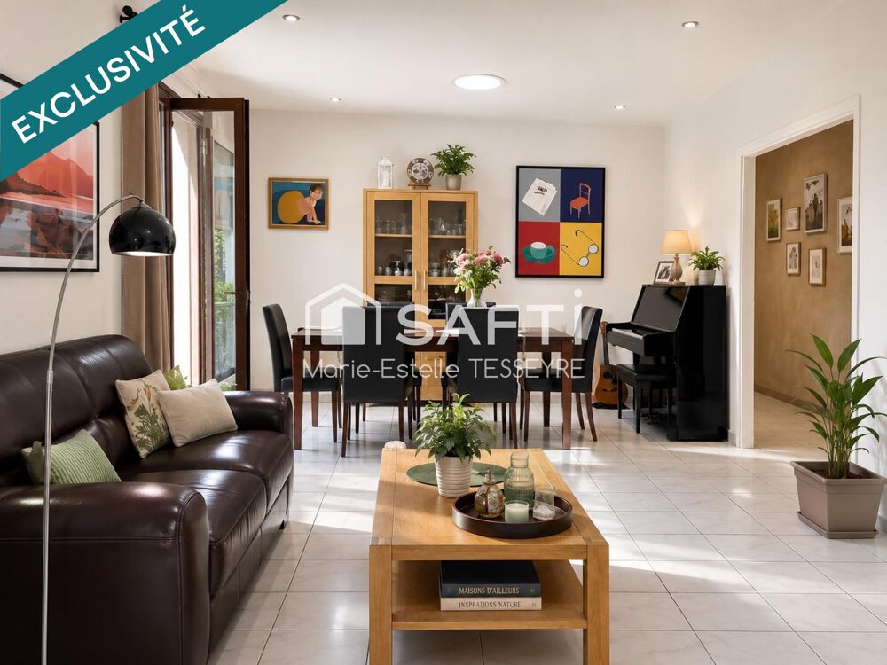 Maison proche du bourg dans un environnement très calme sur une parcelle de 1200m2