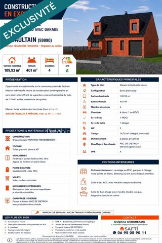  Maison à vendre 6 pièces 110 m²