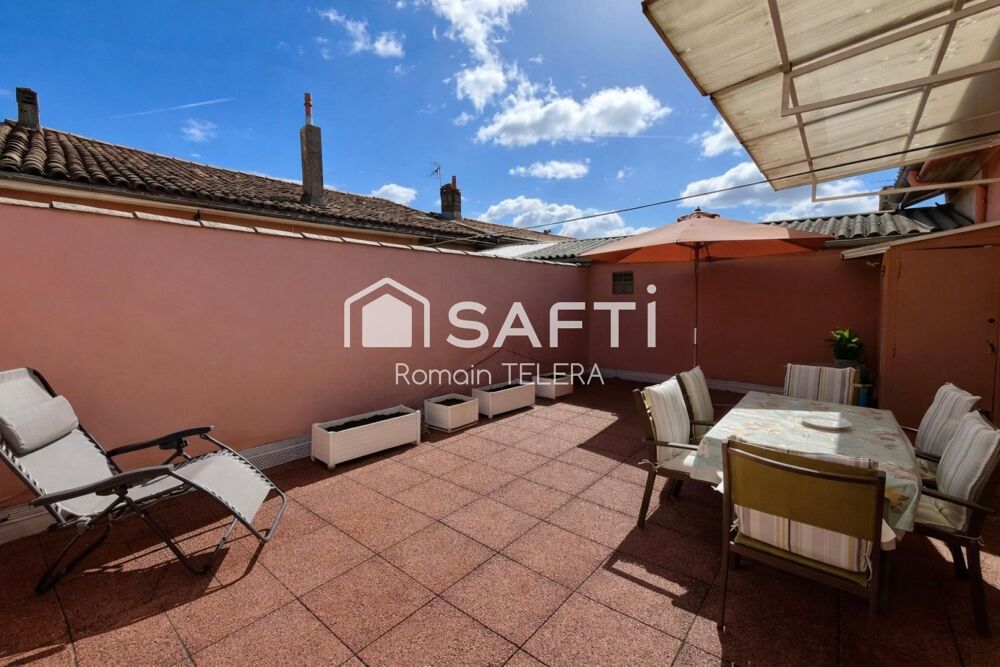 Vente Appartement Sacré-Cœur / Nansouty : T3 de 80 m² avec grande terrasse façon rooftop de 37 m² Bordeaux