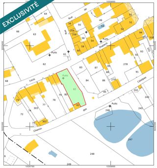  Terrain  vendre 732 m