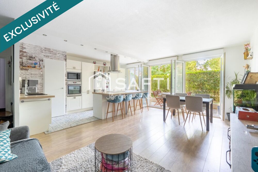 Appartement familial avec jardin, esprit maison