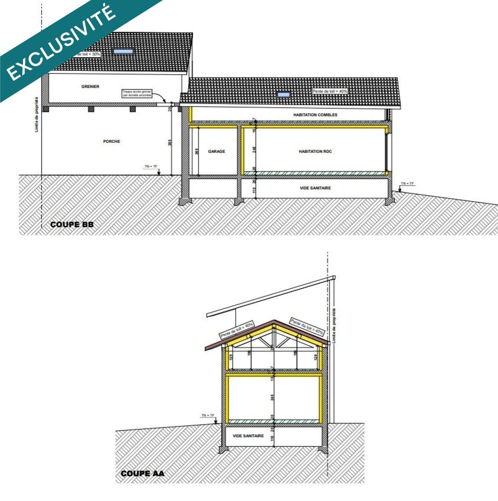 Vente Maison Genay : projet de 91 m² avec permis accordé Genay