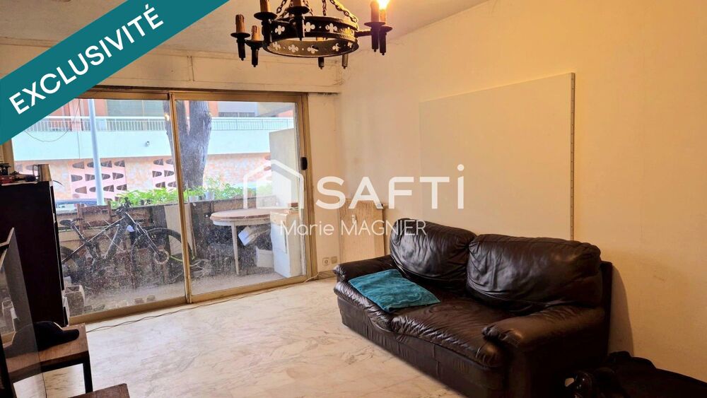 Vente Appartement Opportunité rare à Juan-les-Pins – Plages à pied ! Appartement T1 de 28 m² Carrez avec beau balcon de 10 m² et stationnement pri Antibes